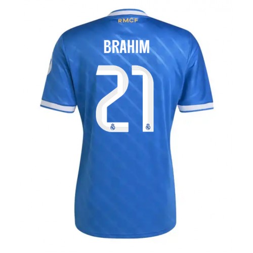 Lacne Muži Futbalové dres Real Madrid Brahim Diaz #21 2025-26 Krátky Rukáv - Tretina Lacne Muži Futbalové dres Real Madrid Brahim Diaz #21 2025-26 Krátky Rukáv - Tretina